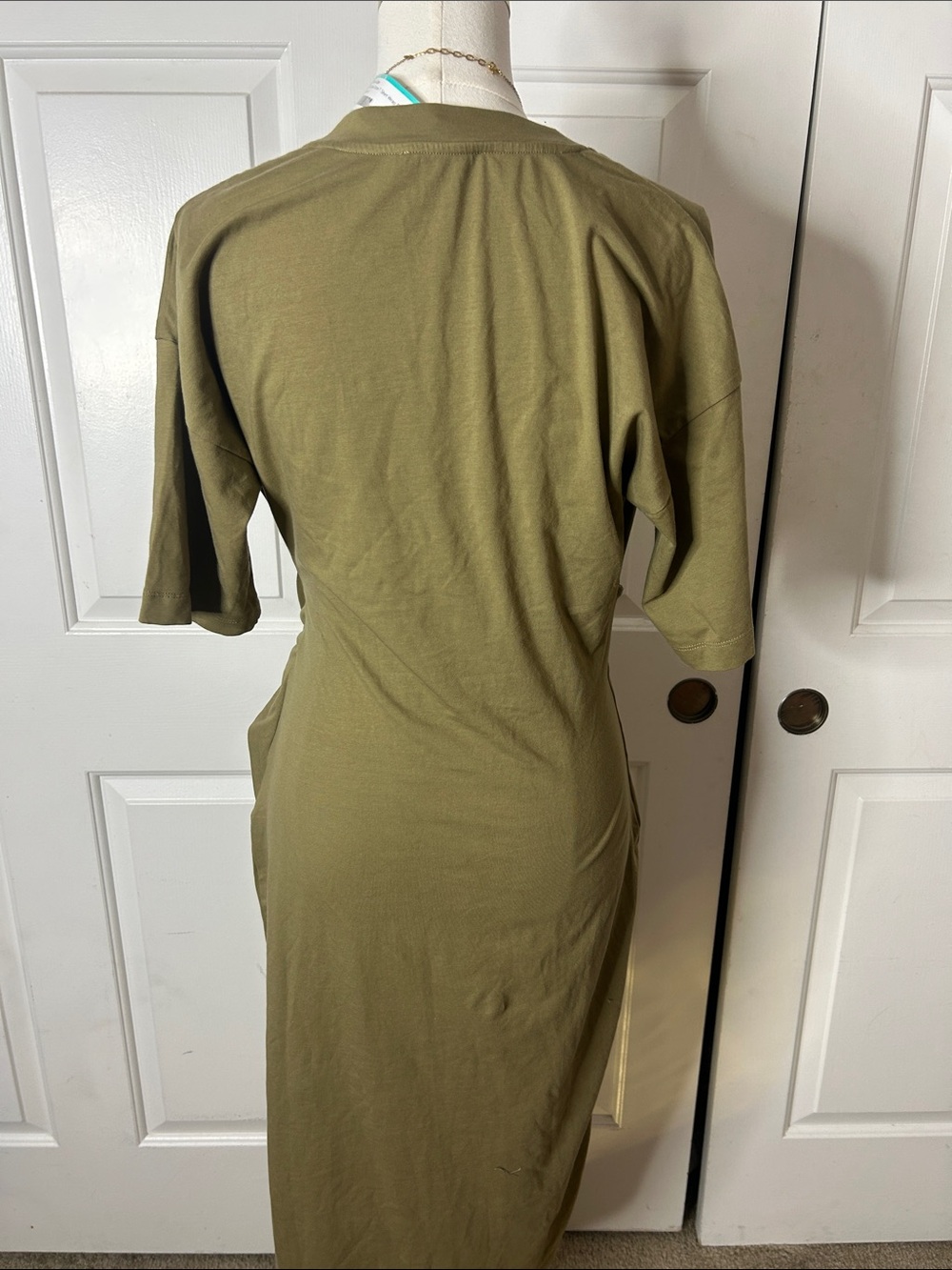 New (size M) Modern citizen Noa Organic Cotton T-Shirt Wrap Dress - Picture 7 of 9